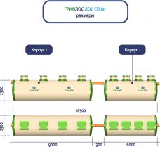 ГРИНЛОС Ливневая канализация 60-2300 стеклопластиковая