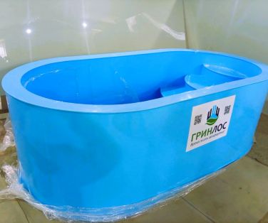  Изготовление и отгрузка овальной пластиковой купели ГРИНЛОС для частного домовладения в Подмосковье