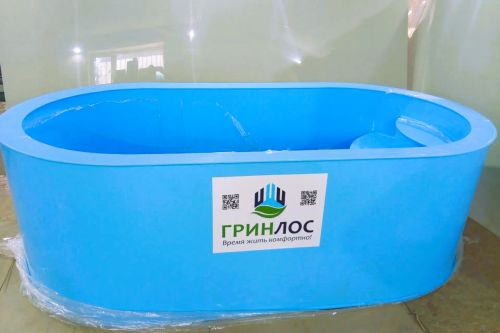  Изготовление и отгрузка овальной пластиковой купели ГРИНЛОС для частного домовладения в Подмосковье