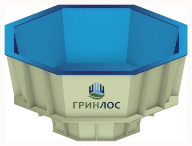 ГРИНЛОС Купель 2000*2000*1000 Восьмиугольная