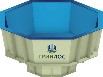 ГРИНЛОС Купель 2000*2000*1000 Восьмиугольная