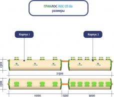 ГРИНЛОС Ливневая канализация 80-2300 стеклопластиковая
