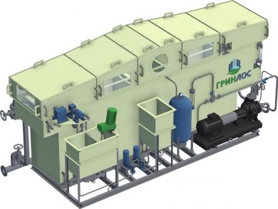 Гринлос флотатор напорный прямоугольный