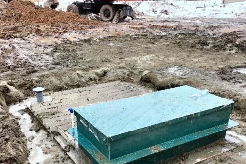 Монтаж Погреб ЛКТБ 2000*2000*2000 с боковым сходом через люк комфорт с тамбуром