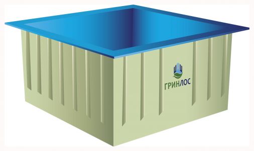 ГРИНЛОС Купель 1500*1500*1200 Прямоугольная