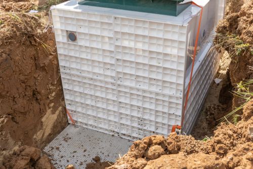 Монтаж станции очистки ГРИНЛОС БМ 50 Пр