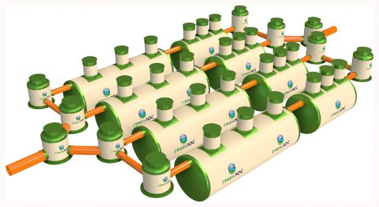 ГРИНЛОС Ливневая канализация 160-2300 стеклопластиковая
