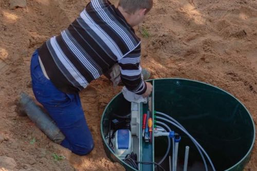 Доставка и монтаж ГРИНЛОС Аэро 3 Пр + дренажный колодец + УФ